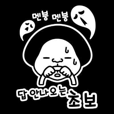 자동차스티커_봉이_답안나오는 초보