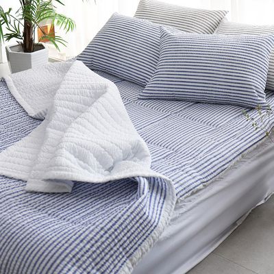 아리엘 시어서커 누빔 패드세트 SS이불1+베개커버1