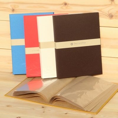 [Nakabayashi] 240장수납 필기가 가능한 3단 포켓앨범...일본 나카바야시 Terracotta HF412