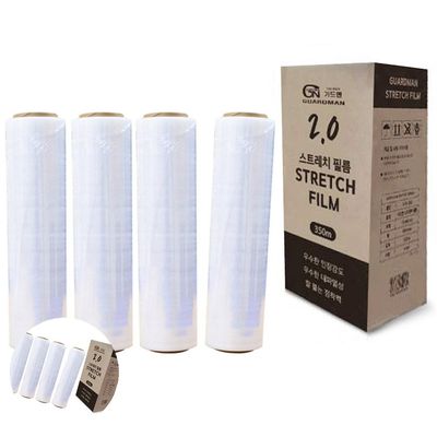 파레트포장 파렛트랩핑 스트레치필름 4롤 두께 20mic 폭 500mm 길이 250m(WFPGFT0)
