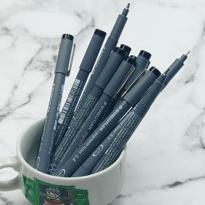 스테들러 화인라이너 pigment liner 308 블랙 1자루