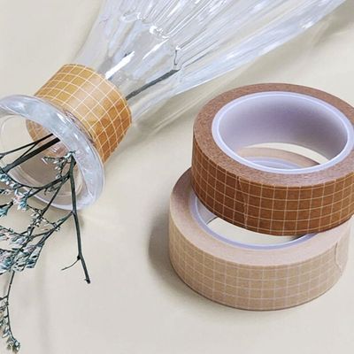 컬러 체크 마스킹 테이프 브라운(WFHLC0J)