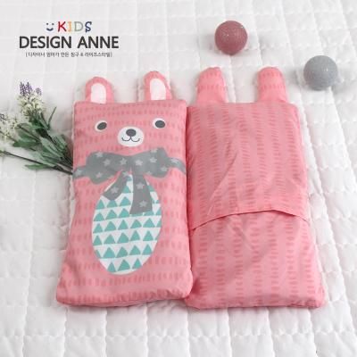 [디자인엔] 알러지케어 리본토끼 키즈메밀베개-핑크