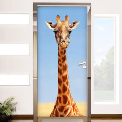 bh677-기린_현관문시트지