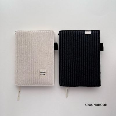 캔버스 골지 북커버 책커버 다이어리커버 A6 호보니치