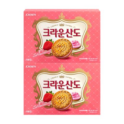 크라운산도 딸기 323g 2개
