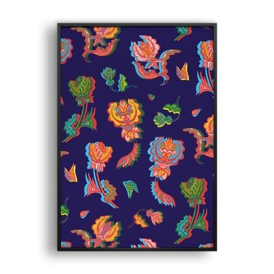 푸른 기원 / 일러스트 액자