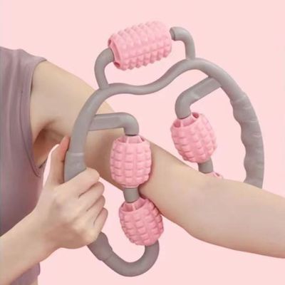 WL 종아리 지압봉 회전 전신마사지 5구롤링 마사지릴(WFLU1WQ)