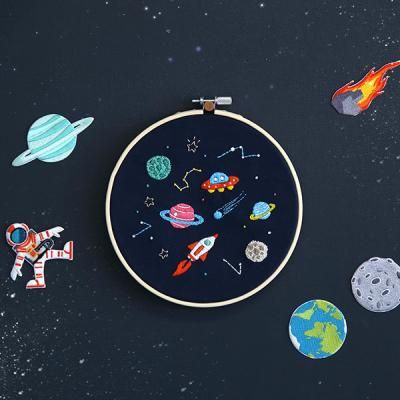 프랑스자수 DIY세트 밤하늘 우주