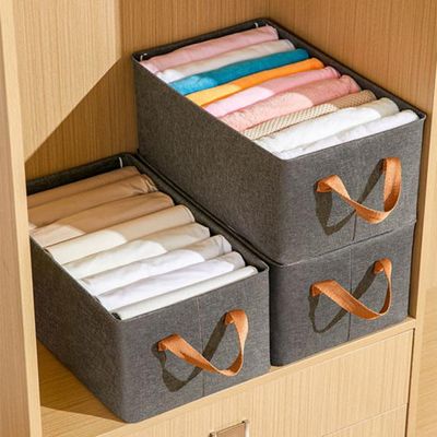 옷정리함 미디움 패브릭 옷장 속옷 정리 수납함 E003
