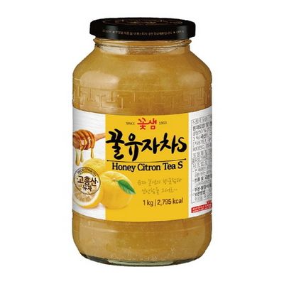 꽃샘 꿀 유자차 S 1kg/음료 녹차