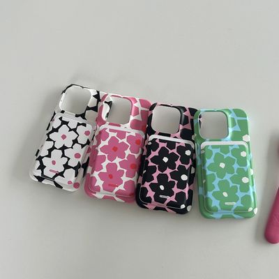 flower collage pattern [맥세이프 하드 폰케이스]