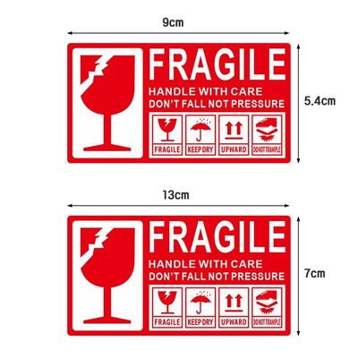 영문 택배 취급주의 파손주의 스티커 J512-O