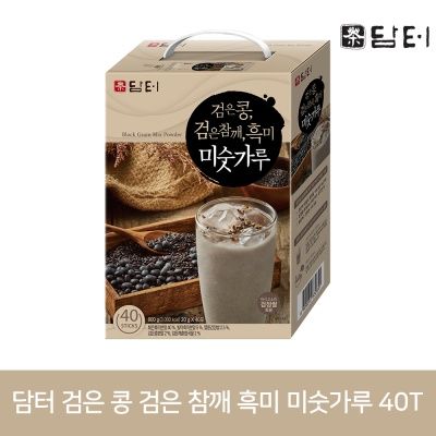 담터 검은콩 검은참깨 흑미 미숫가루 40T