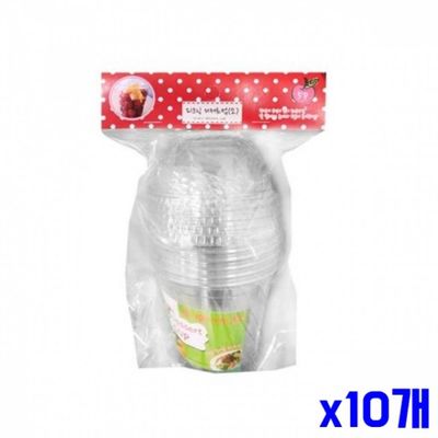 WL 일회용 피크닉 디저트컵 소 5p x10개 간식용기 간식컵(WFLPOTP)