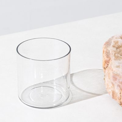 PET 원형 원통 화병 화분 10x10cm 투명 플라스틱