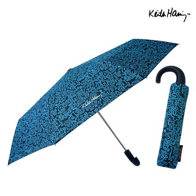 키스해링 8K 커브드 핸들 3단 완전자동우산