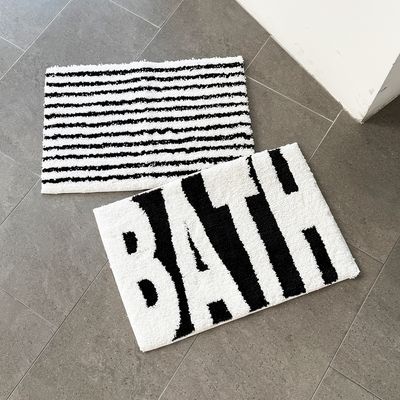 BATH 스트라이프 미끄럼방지 욕실 발매트 40x60