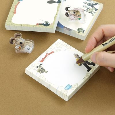 월레스와그로밋 메모지 + 클립 집게 세트 떡메모지