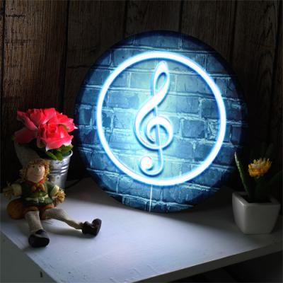 ne547-LED액자25R_빛나는높은음자리표_LED홍보사인물