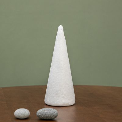 원뿔 스티로폼 7x19cm (4개입) 인테리어 콘 장식 트리