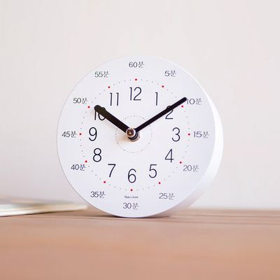 보니에 무소음 심플 교육용 탁상시계
