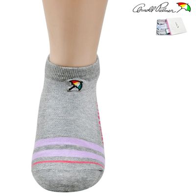 스트라이프 로고자수 패턴 숙녀 스니커즈 양말(WFJ6AWR)
