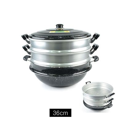 업소용 3단 양수 가마솥 냄비 36cm(WFFWE60)