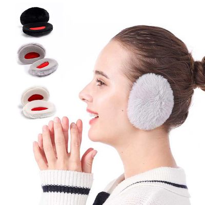 한 겨울 방한 용품 스마트 토끼털 귀마개
