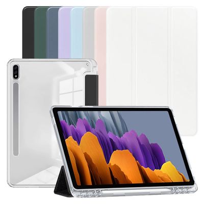 갤럭시탭S8 S7 S펜수납 투명 젤하드 커버케이스 CW-42