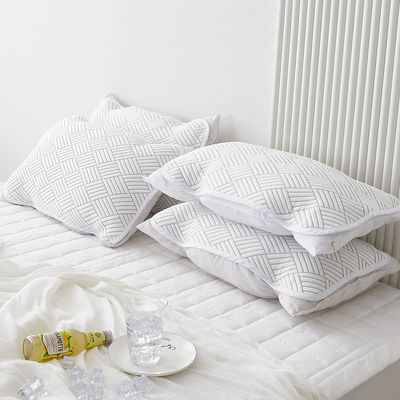 [1+1] 더블리 프리스 3중직 냉감 밴딩 베개커버 40x60