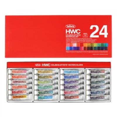 홀베인 HWC 수채세트 5ml 24색 그래뉼레이션 WG591