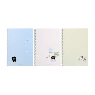 스프링노트 힐링데이 학생공책 줄노트