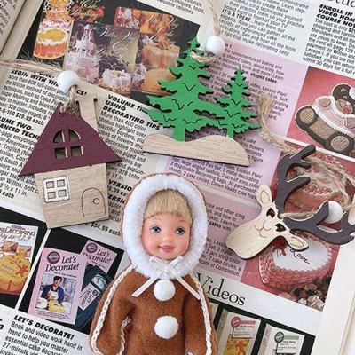 Wood Sketch Ornament 우드스케치오너먼트
