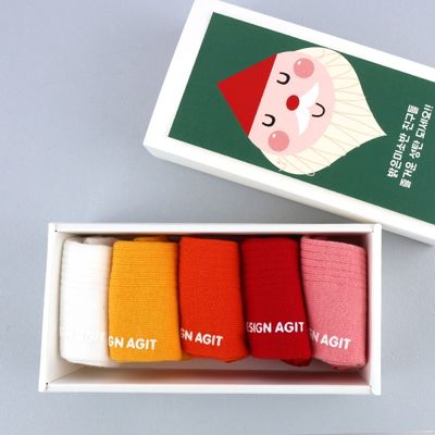 [주문제작]양말 선물세트 5P 크리스마스