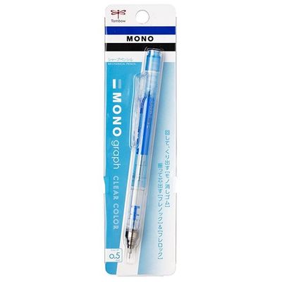 톰보 모노그래프 클리어샤프 0.5mm 블루(W9BB028)