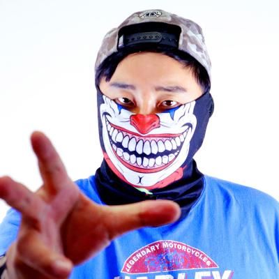 할로윈 바람막이 마스크 (삐에로 광대)