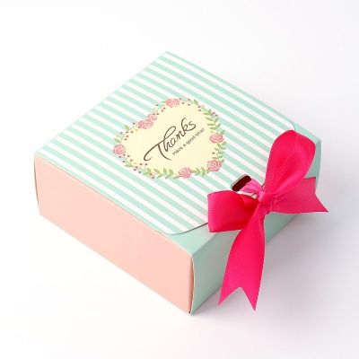 러브썸 리본 선물상자 10p(블루) 기프트박스