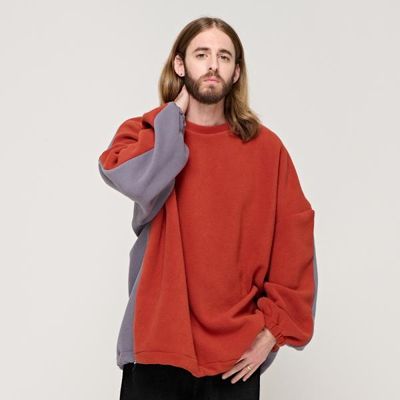 CB 헤비 플리스 맨투맨 (오렌지)