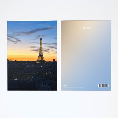 [더헨리] 에펠탑 soir 엽서
