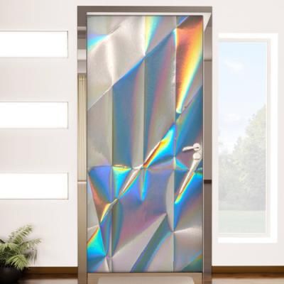 td375-홀로그램은박지_현관문시트지