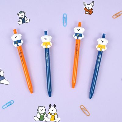 핑크풋 꼬망노크중성펜