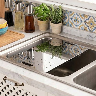 스텐 싱크대 식기 그릇 건조대 채반 개수대 씽크 선반