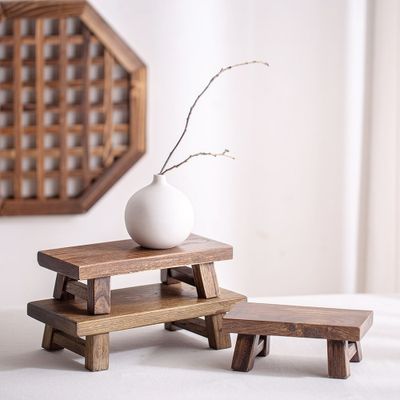 짙은 우드 벤치 3종 (택1)