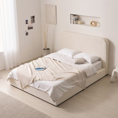 보루네오 리브 부클레 패브릭 침대 Q_투인스매트리스