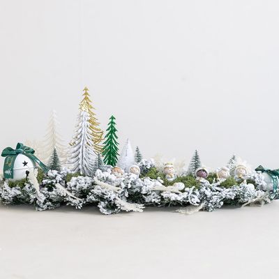 크리스마스 장식 성탄절 센터피스 아기예수 63x25cm
