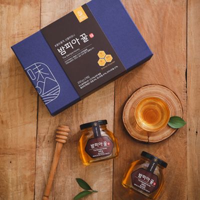 [푸른강원] 밤나무,피나무,아카시아 천연꿀 200gx2병
