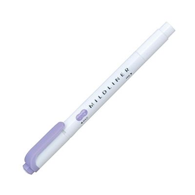 혜명몰 제브라)마일드라이너(바이올렛) 트윈사인펜 트윈형광펜 양면사인펜 채색도구 양면형광펜(WFPC11T)
