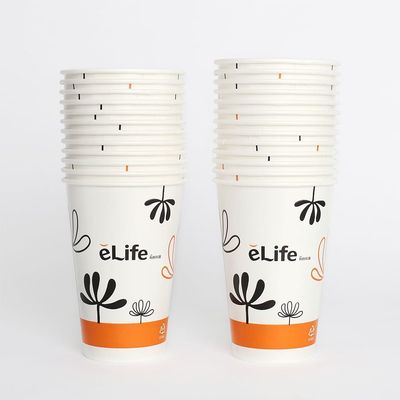 25개입 340ml 커피컵 일회용 종이컵(WFHJICE)