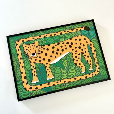 치타 인테리어 포스터